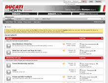 Tablet Screenshot of ducati-upnorth.com